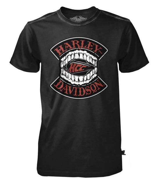 Harley-Davidson Men's Black Label Distressed HCC Short Sleeve T-Shirt, Gray - Wisconsin Harley-Davidson