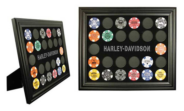 Harley-Davidson® Poker Chip Collectors Frame. 6927