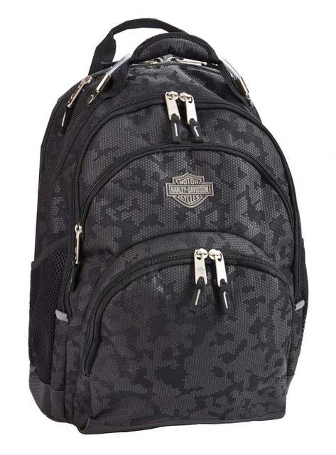 Harley-Davidson Bar & Shield Steel Backpack, High-Density Nightvision 99220 - Wisconsin Harley-Davidson