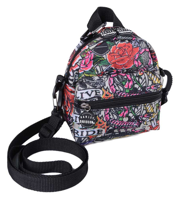 Harley-Davidson Mini Me Backpack, Sleek & Functional, Tattoo Design 99668-TAT - Wisconsin Harley-Davidson