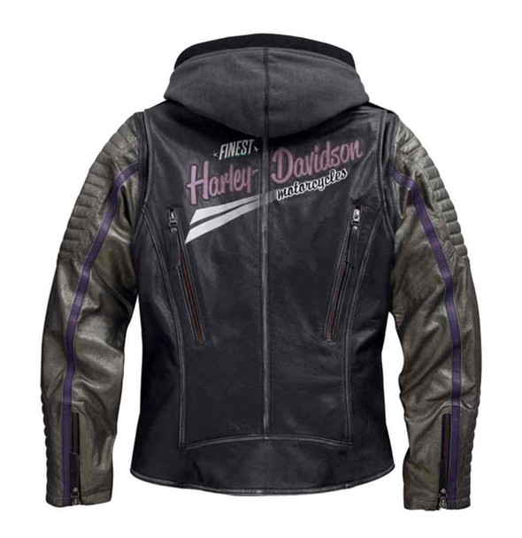 Davidson Harley スエードジャケット 純正（ハーレーダビッドソン）スリーブストライプス HARLEY-DAVIDSON S ジャケット・アウター
