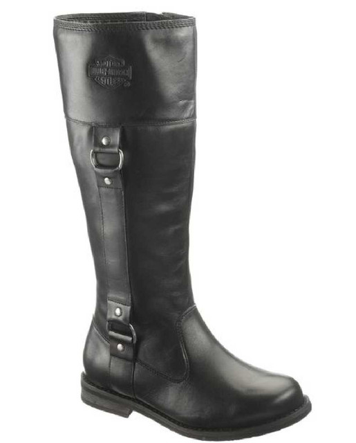 Harley-Davidson Women's Cambria Riding Motorcycle Boots, 14.5-In Shaft D83537 - Wisconsin Harley-Davidson
