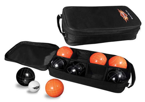 Harley-Davidson® Bocce Ball Game Set: Set of 8 Balls, Black