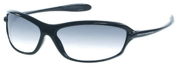 Harley-Davidson Mens Black Bleeds to Grey with Grey Lens Sunglasses HDS614BLK-3F - Wisconsin Harley-Davidson