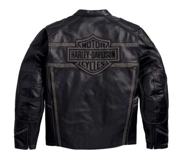 Harley-Davidson® Men's Leather Jacket, Luminator 360 Black Jacket