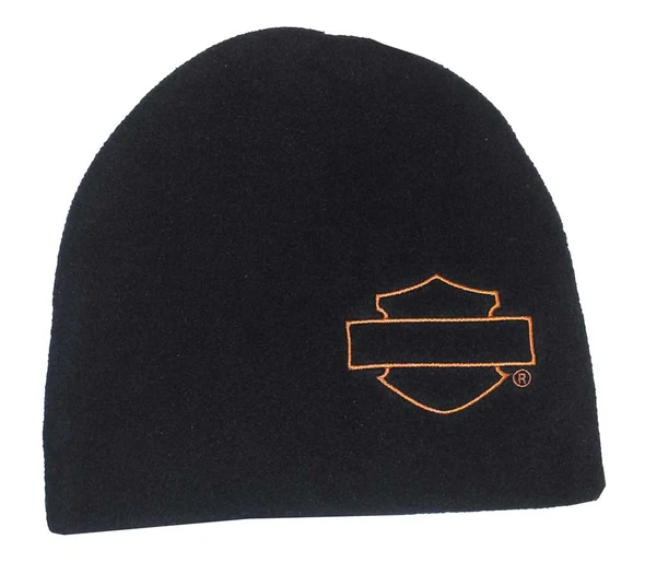 Harley-Davidson Little Boys' Beanie, Tech Polar Fleece Cap, Blk 3370392 (2T/4T) - Wisconsin Harley-Davidson