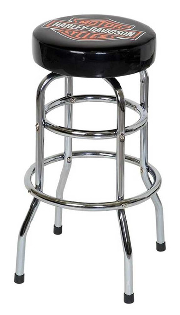 Harley-Davidson Classic Bar & Shield Logo Bar Stool HDL-12116A - Wisconsin Harley-Davidson
