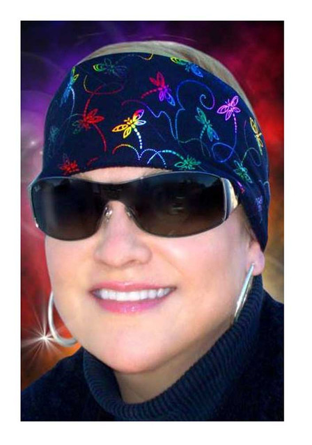 That's A Wrap Women's Biker Foil Dragonfly Do Band, Made in the USA! DB1410 - Wisconsin Harley-Davidson