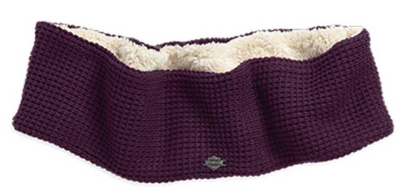 Harley-Davidson Women's Faux Sherpa Infinity Scarf, Italian Plum. 97816-16VW - Wisconsin Harley-Davidson