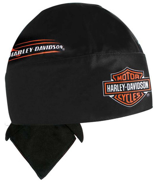Harley-Davidson Body Work Bar & Shield Black Head Wrap HW132330 - Wisconsin Harley-Davidson