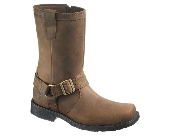Harley-Davidson® Men's Camden 9-Inch Black or Brown Boots. Inside