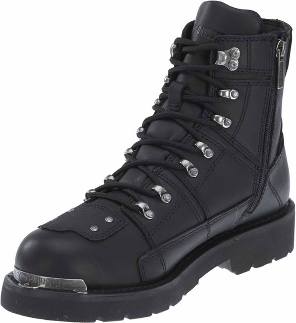 Harley-Davidson® Men's Avil 6-Inch Black Motorcycle Boots D96099