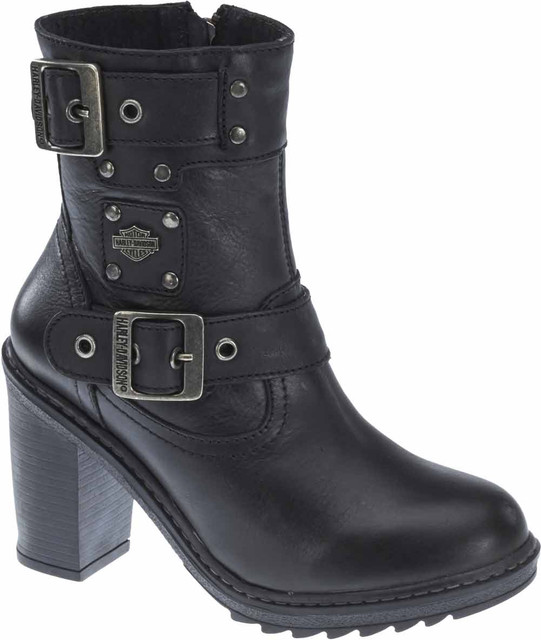 Harley-Davidson Women's Ludwell 5.5-In Black Fashion Boots. 4-In Heels D83831 - Wisconsin Harley-Davidson