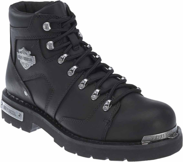 Harley-Davidson Men's Eastbourne 5-Inch Black Motorcycle Boots D96098 - Wisconsin Harley-Davidson
