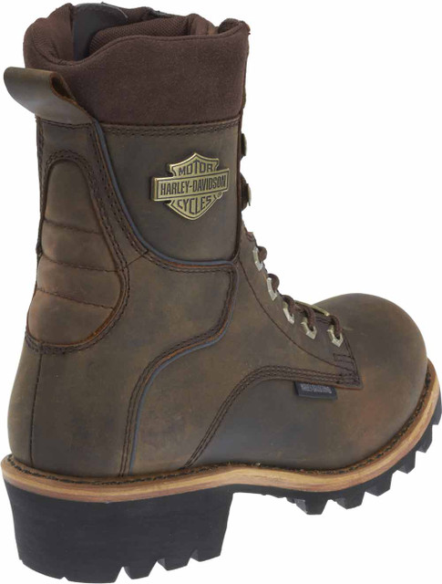 Harley-Davidson® Men's Tyson 7.5-Inch Brown Logger Style