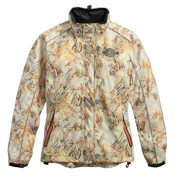 Harley-Davidson® Women's Tawny Allover Custom Print Rain Suit