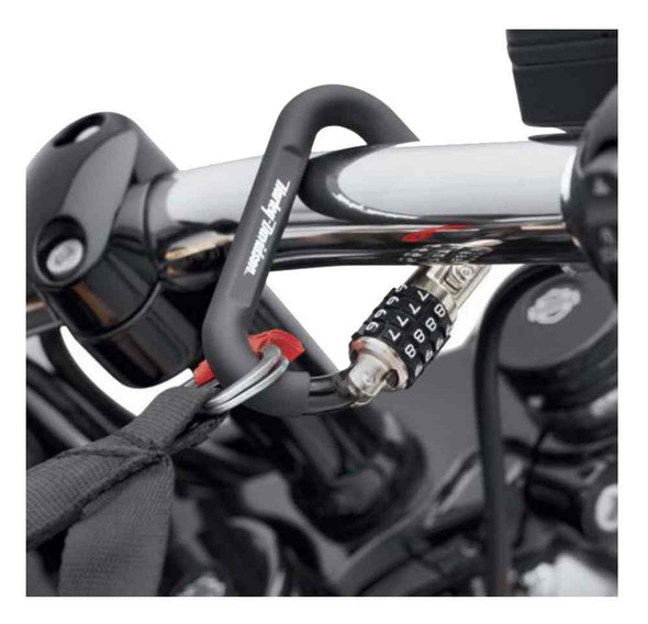 Harley-Davidson® Helmet Lock, Carabiner-Style Universal Helmet