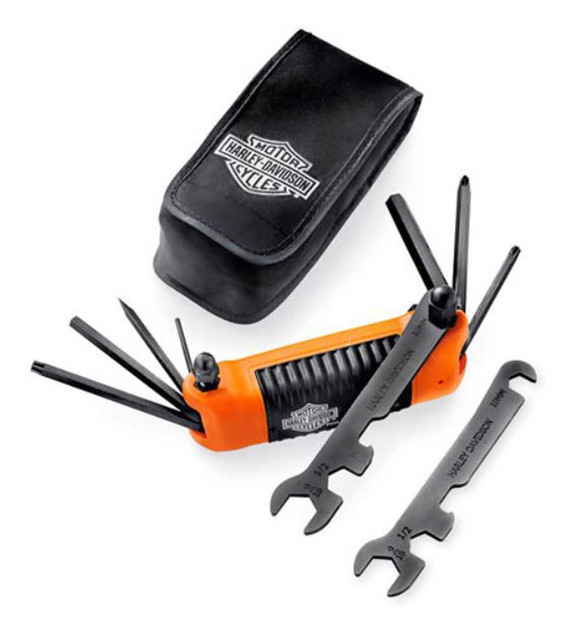 Harley-Davidson All-in-One Folding Tool, Ideal Traveling Companion 94435-10 - Wisconsin Harley-Davidson