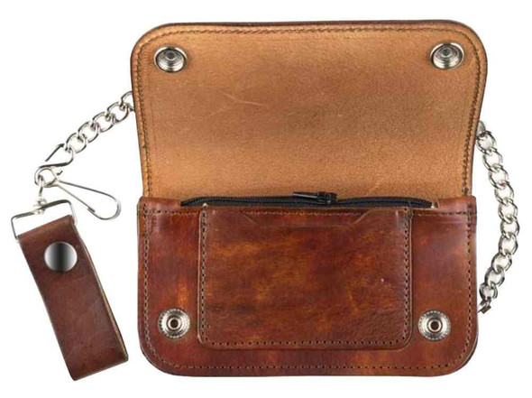 Leather shoulder bag with all-over embossed eagle