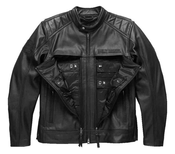 Harley-Davidson® Men's Synthesis Pocket System Leather Jacket