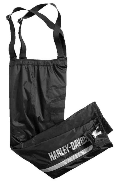 Harley-Davidson® Men's Rain Pants w/ Rain Gaiter, Waterproof Nylon