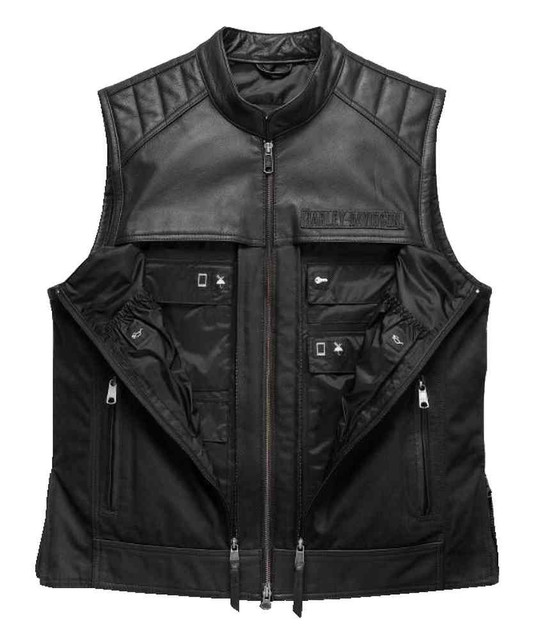 Harley-Davidson® Men's Synthesis Pocket System Leather/Textile