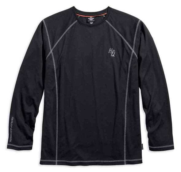 Harley-Davidson Men's Performance Coldblack Tech Long Sleeve Tee 99005-17VM - Wisconsin Harley-Davidson