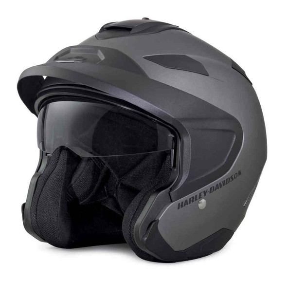 Harley-Davidson® Men's Interchangeable Sun Shield 3/4 Helmet