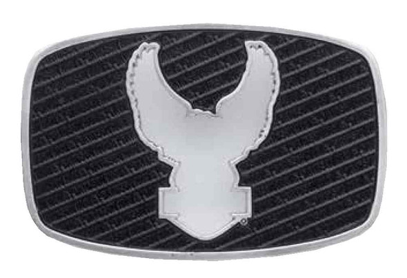 Harley-Davidson Men's Cut-Out Eagle w/ Leather Inlay Belt Buckle 97622-17VM - Wisconsin Harley-Davidson