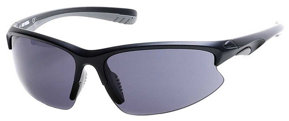 Harley-Davidson Men's Semi-Rimless Sunglasses, Black Frame & Smoke Gray Lens - Wisconsin Harley-Davidson