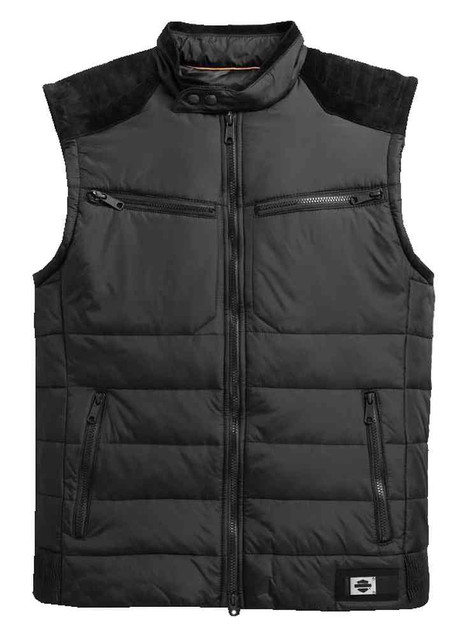 Harley-Davidson® Men's Burnside Avenue Convertible Jacket, Black