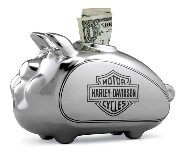 chrome piggy bank