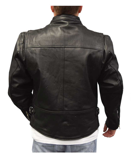 【U LAN】Villa Hand Washing Leather Biker Jacket Villa Hand Washing Leather Biker Jacket - ULAN | 60% - Asian
