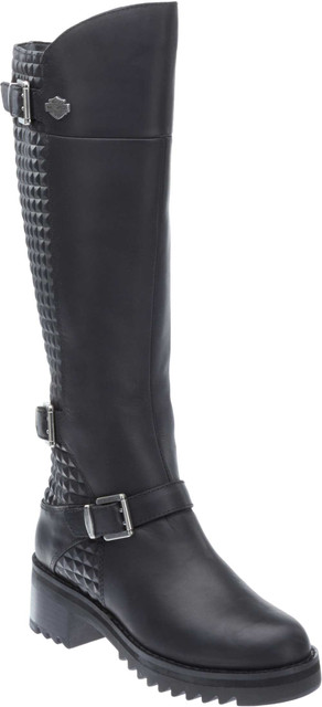 Harley-Davidson Women's Kedvale Knee-High Leather Motorcycle Boots D83899 D83900 - Wisconsin Harley-Davidson