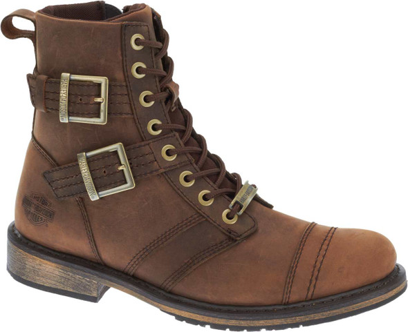 Harley-Davidson Men's Drexel Brown Motorcycle Boots D93388 - Wisconsin Harley-Davidson