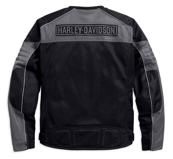 Harley-Davidson® Men's Toil Collarless Colorblocked Mesh Riding