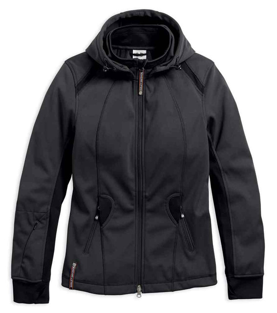 Harley-Davidson Women's Wind-Resistant Soft Shell Mid-Layer Jacket 98584-17VW - Wisconsin Harley-Davidson