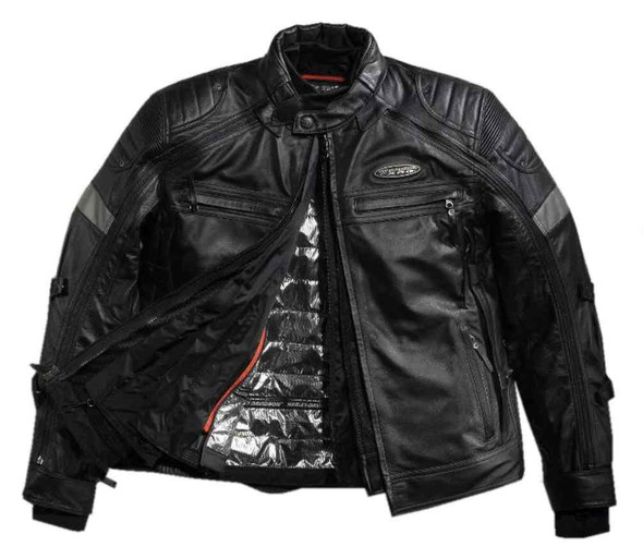 Harley-Davidson® Men's FXRG Switchback Leather Jacket, Black 98095-15VM