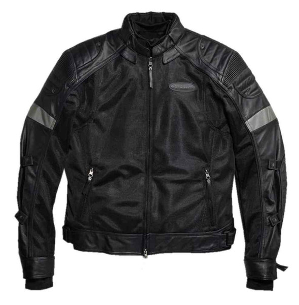 【HARLEY-DAVIDSON】プロテクター付 レーシングジャケットA2804 Harley-Davidson® Men's FXRG Switchback Leather Jacket, Black