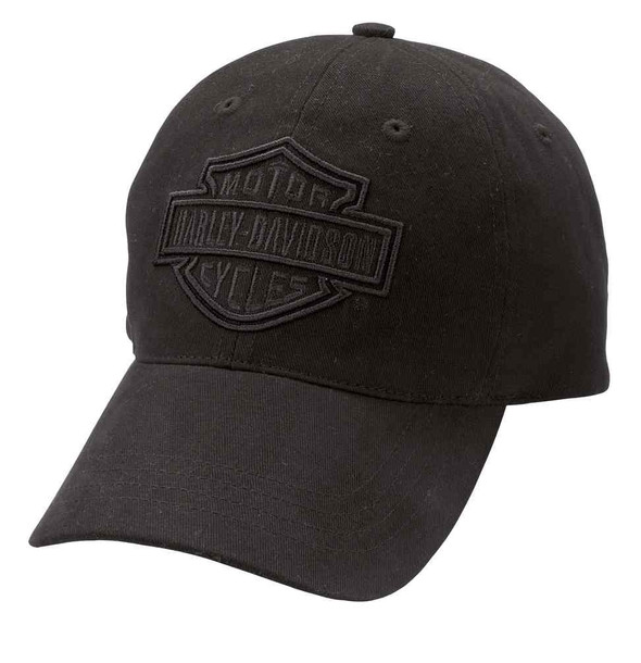 Harley-Davidson Men's Phantom Bar & Shield Logo Baseball Cap, Black 99415-16VM - Wisconsin Harley-Davidson