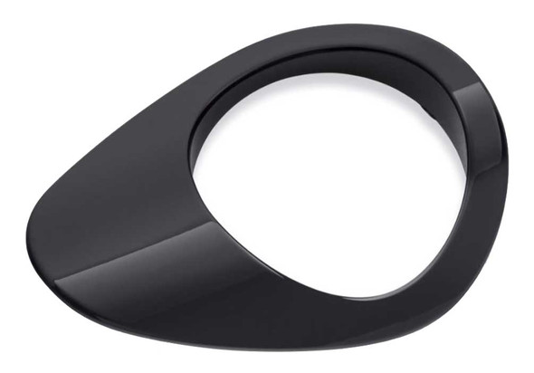 Harley-Davidson Dipstick Bezel, Gloss Black, Fits Sportster Models 57200159 - Wisconsin Harley-Davidson