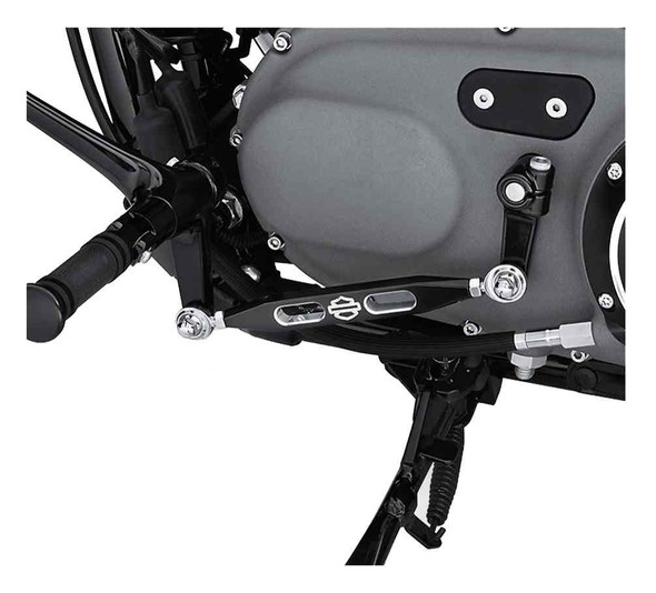 Harley-Davidson® Black Anodized Slotted Custom Gear Shift Linkage