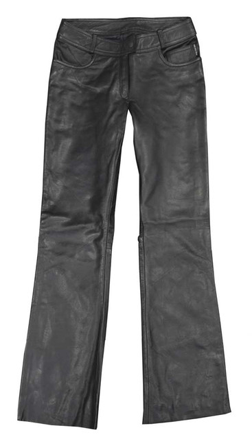 Redline Women's Jean Style Leather Motorcycle Riding Pants, Black L-3507 - Wisconsin Harley-Davidson