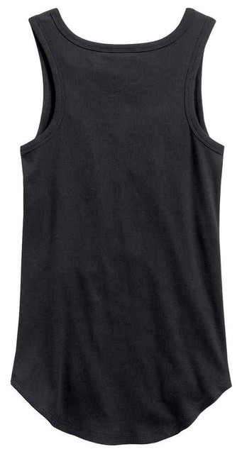 Harley-Davidson® Women's Distressed Live To Ride Tank, Black 96146