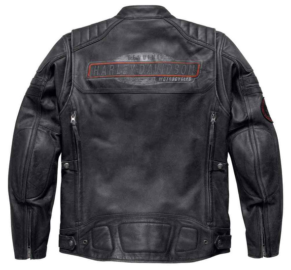 Harley-Davidson® Men's Triple-Vent System Canter Leather Jacket
