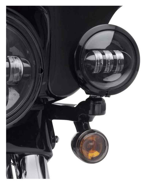 Harley-Davidson® 4in Daymaker Projector LED Auxiliary Lamps, Gloss