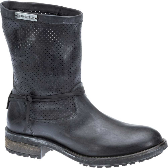 Harley-Davidson Women's Sicilia 7.75-In Black Motorcycle Boots D83972 - Wisconsin Harley-Davidson