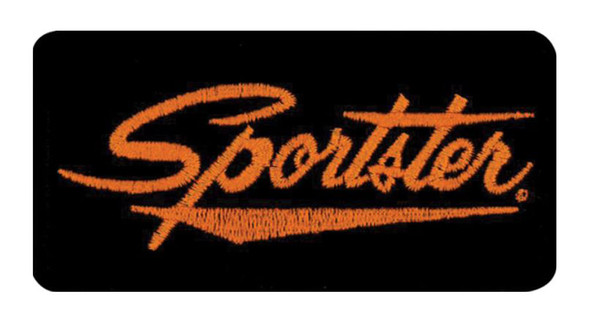 Harley-Davidson Embroidered Sportster Emblem Patch, Small 4 x 2 in. EMB062643 - Wisconsin Harley-Davidson