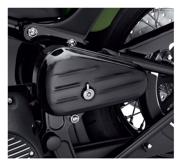 Harley-Davidson® Softail Toolbox - Gloss Black Finish, Left