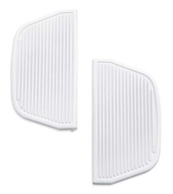 Harley-Davidson Vintage White Passenger Footboard Inserts,Traditional 50500416 - Wisconsin Harley-Davidson